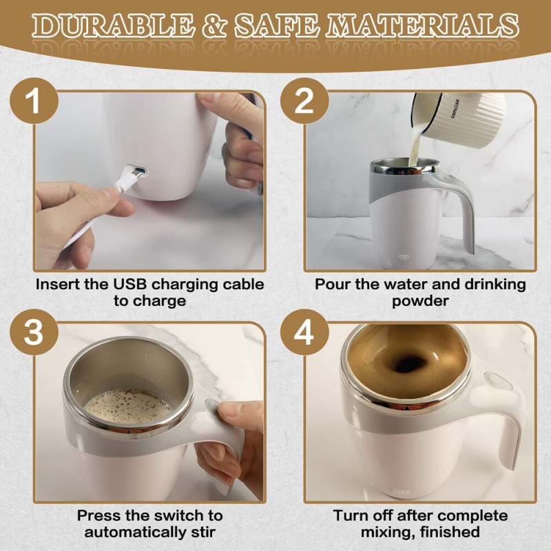 StirMate™ Magnetic Mug