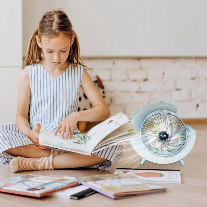 BreezeGlow Mini Fan